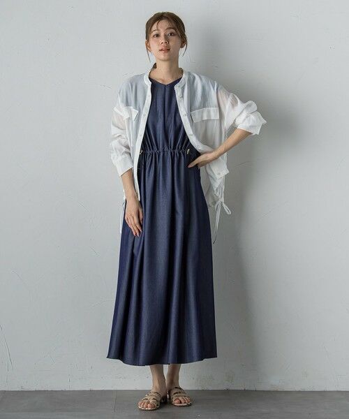 Droite lautreamont / ドロワットロートレアモン ロング・マキシ丈ワンピース | 【WEB限定】R/Tデニムワンピース≪手洗い可能≫ | 詳細18