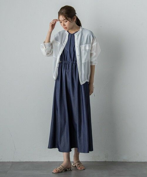 Droite lautreamont / ドロワットロートレアモン ロング・マキシ丈ワンピース | 【WEB限定】R/Tデニムワンピース≪手洗い可能≫ | 詳細19