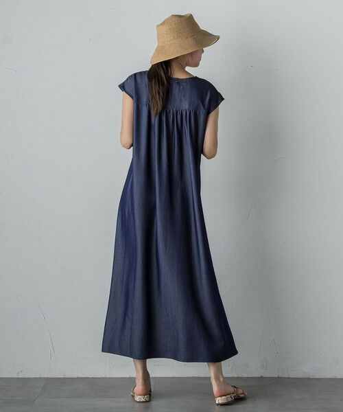 Droite lautreamont / ドロワットロートレアモン ロング・マキシ丈ワンピース | 【WEB限定】R/Tデニムワンピース≪手洗い可能≫ | 詳細15