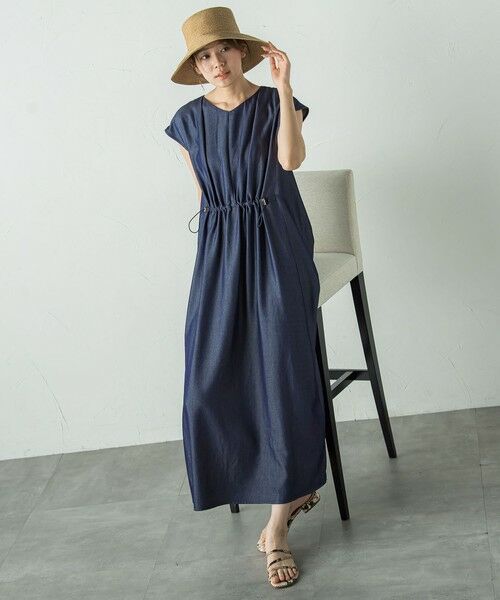 Droite lautreamont / ドロワットロートレアモン ロング・マキシ丈ワンピース | 【WEB限定】R/Tデニムワンピース≪手洗い可能≫ | 詳細16