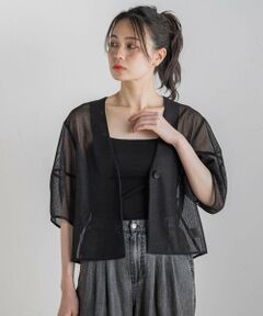 Droite lautreamont / ドロワットロートレアモン テーラードジャケット | メッシュジャケット≪洗濯機で洗える≫