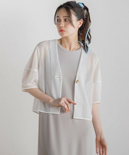 Droite lautreamont / ドロワットロートレアモン テーラードジャケット | メッシュジャケット≪洗濯機で洗える≫ | 詳細5