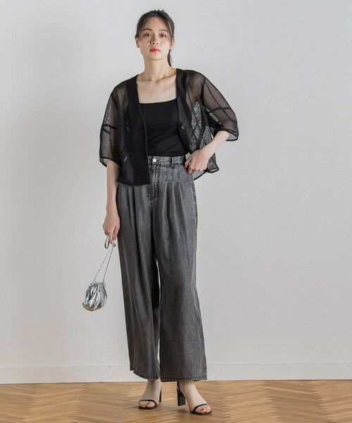 Droite lautreamont / ドロワットロートレアモン テーラードジャケット | メッシュジャケット≪洗濯機で洗える≫ | 詳細11