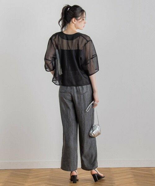 Droite lautreamont / ドロワットロートレアモン テーラードジャケット | メッシュジャケット≪洗濯機で洗える≫ | 詳細13