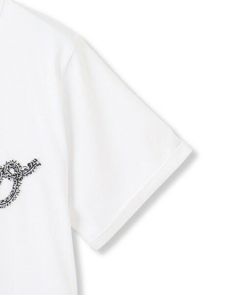 Droite lautreamont / ドロワットロートレアモン カットソー | フリンジコードロゴTシャツ≪手洗い可能≫ | 詳細12