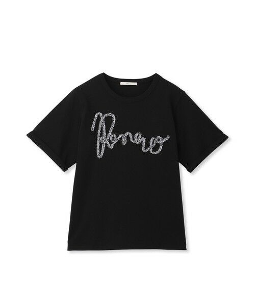 Droite lautreamont / ドロワットロートレアモン カットソー | フリンジコードロゴTシャツ≪手洗い可能≫ | 詳細22