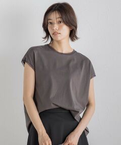 Droite lautreamont / ドロワットロートレアモン カットソー | 天竺シアー切替えTシャツ≪洗濯機で洗える≫