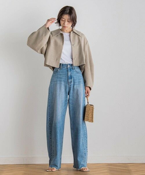 Droite lautreamont / ドロワットロートレアモン カットソー | 天竺シアー切替えTシャツ≪洗濯機で洗える≫ | 詳細12