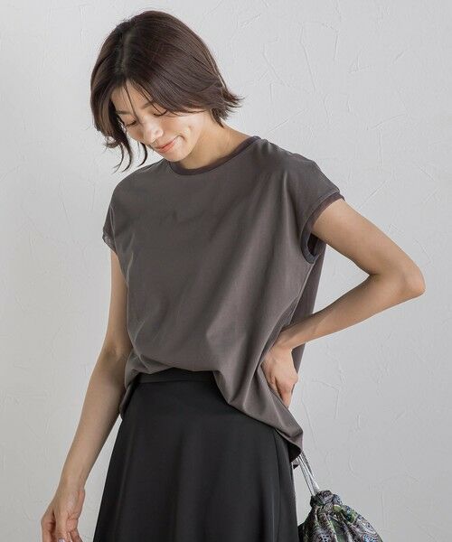 Droite lautreamont / ドロワットロートレアモン カットソー | 天竺シアー切替えTシャツ≪洗濯機で洗える≫ | 詳細26