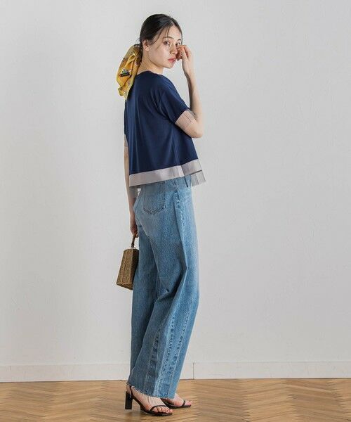 Droite lautreamont / ドロワットロートレアモン カットソー | 【WEB限定】グログランボーダー切替えプルオーバー≪手洗い可能≫ | 詳細6