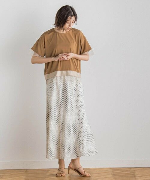 Droite lautreamont / ドロワットロートレアモン カットソー | 【WEB限定】グログランボーダー切替えプルオーバー≪手洗い可能≫ | 詳細12