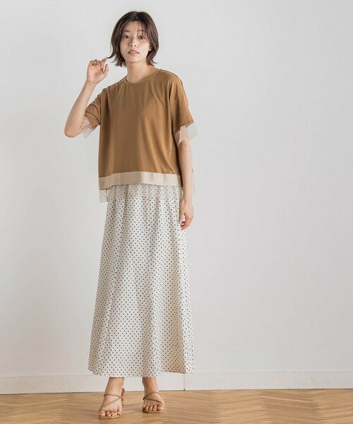 Droite lautreamont / ドロワットロートレアモン カットソー | 【WEB限定】グログランボーダー切替えプルオーバー≪手洗い可能≫ | 詳細14