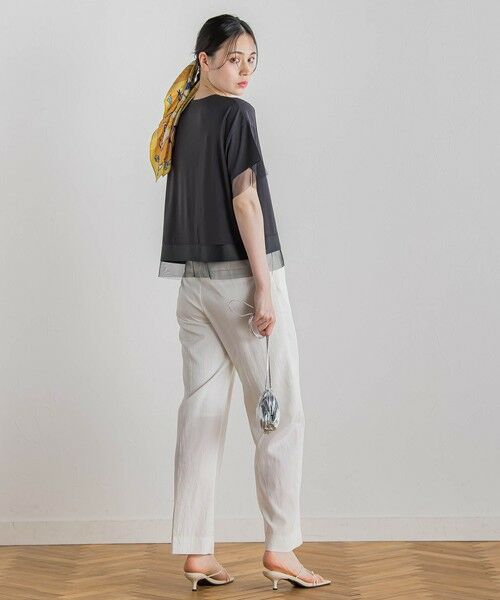 Droite lautreamont / ドロワットロートレアモン カットソー | 【WEB限定】グログランボーダー切替えプルオーバー≪手洗い可能≫ | 詳細19