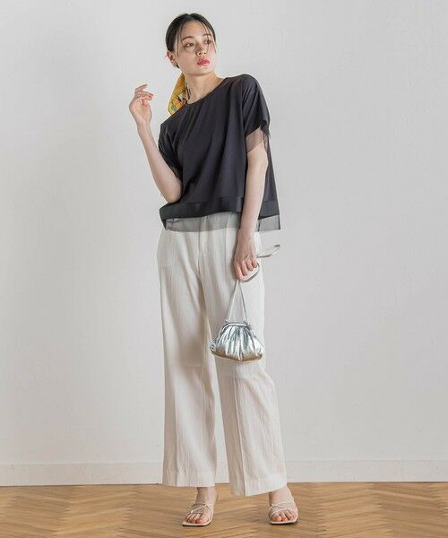 Droite lautreamont / ドロワットロートレアモン カットソー | 【WEB限定】グログランボーダー切替えプルオーバー≪手洗い可能≫ | 詳細21