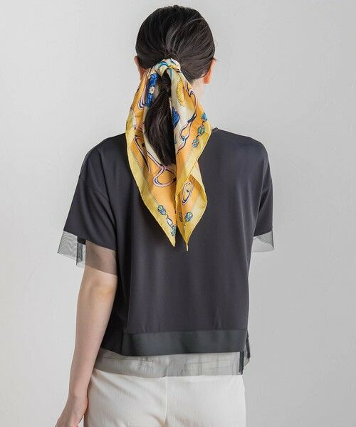 Droite lautreamont / ドロワットロートレアモン カットソー | 【WEB限定】グログランボーダー切替えプルオーバー≪手洗い可能≫ | 詳細16