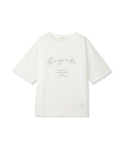 Droite lautreamont / ドロワットロートレアモン カットソー | 【WEB限定】ドライタッチコットンミックスロゴT≪洗濯機で洗える≫ | 詳細8