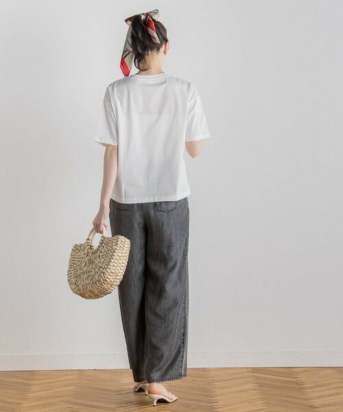 Droite lautreamont / ドロワットロートレアモン カットソー | 【WEB限定】ドライタッチコットンミックスロゴT≪洗濯機で洗える≫ | 詳細3