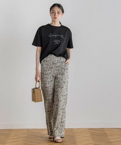 Droite lautreamont / ドロワットロートレアモン カットソー | 【WEB限定】ドライタッチコットンミックスロゴT≪洗濯機で洗える≫ | 詳細9