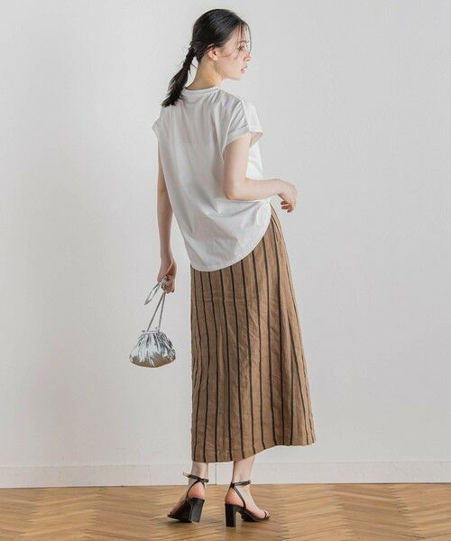 Droite lautreamont / ドロワットロートレアモン カットソー | 【WEB限定】ドライタッチコットン英文ロゴT≪洗濯機で洗える≫ | 詳細3