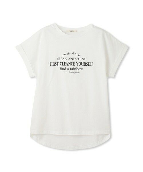 Droite lautreamont / ドロワットロートレアモン カットソー | 【WEB限定】ドライタッチコットン英文ロゴT≪洗濯機で洗える≫ | 詳細8