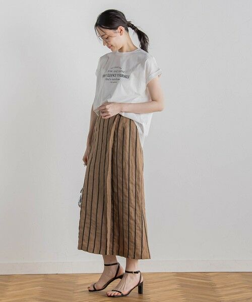 Droite lautreamont / ドロワットロートレアモン カットソー | 【WEB限定】ドライタッチコットン英文ロゴT≪洗濯機で洗える≫ | 詳細2