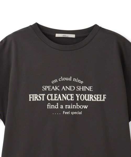 Droite lautreamont / ドロワットロートレアモン カットソー | 【WEB限定】ドライタッチコットン英文ロゴT≪洗濯機で洗える≫ | 詳細18