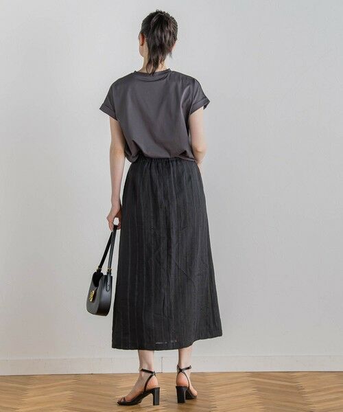 Droite lautreamont / ドロワットロートレアモン カットソー | 【WEB限定】ドライタッチコットン英文ロゴT≪洗濯機で洗える≫ | 詳細10