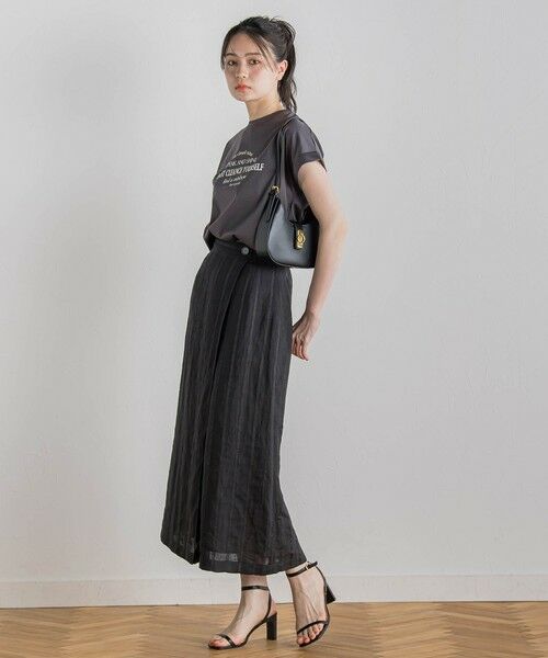 Droite lautreamont / ドロワットロートレアモン カットソー | 【WEB限定】ドライタッチコットン英文ロゴT≪洗濯機で洗える≫ | 詳細11