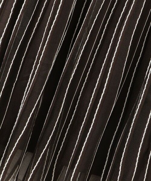 Droite lautreamont / ドロワットロートレアモン ミニ・ひざ丈スカート | シアーストライプスカート≪手洗い可能≫ | 詳細17