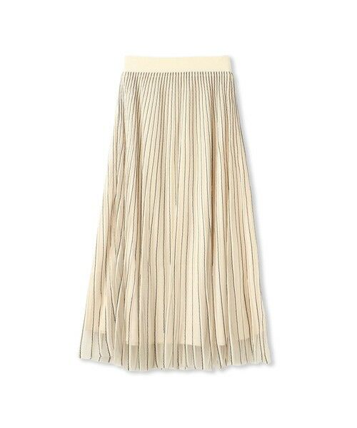 Droite lautreamont / ドロワットロートレアモン ミニ・ひざ丈スカート | シアーストライプスカート≪手洗い可能≫ | 詳細29