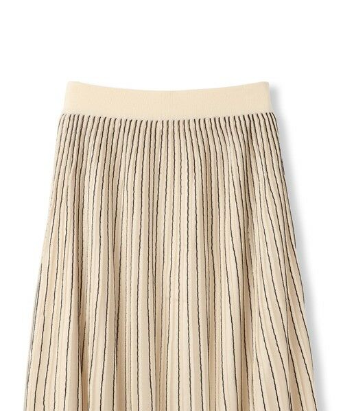 Droite lautreamont / ドロワットロートレアモン ミニ・ひざ丈スカート | シアーストライプスカート≪手洗い可能≫ | 詳細30