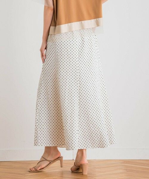 Droite lautreamont / ドロワットロートレアモン ミニ・ひざ丈スカート | 【WEB限定】サッカードットプリントスカート≪手洗い可能≫ | 詳細6