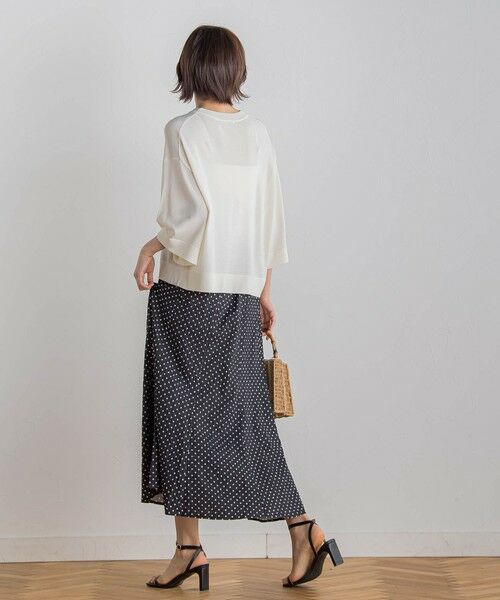 Droite lautreamont / ドロワットロートレアモン ミニ・ひざ丈スカート | 【WEB限定】サッカードットプリントスカート≪手洗い可能≫ | 詳細16