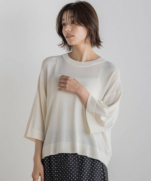 Droite lautreamont / ドロワットロートレアモン ニット・セーター | ワイドTニット≪手洗い可能≫ | 詳細7