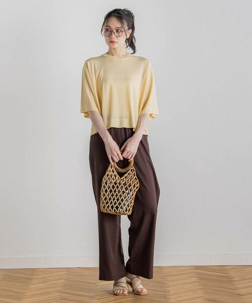 Droite lautreamont / ドロワットロートレアモン ニット・セーター | ワイドTニット≪手洗い可能≫ | 詳細11