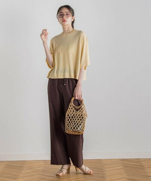 Droite lautreamont / ドロワットロートレアモン ニット・セーター | ワイドTニット≪手洗い可能≫ | 詳細12