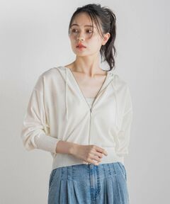 Droite lautreamont / ドロワットロートレアモン ニット・セーター | シアーパーカー≪手洗い可能≫