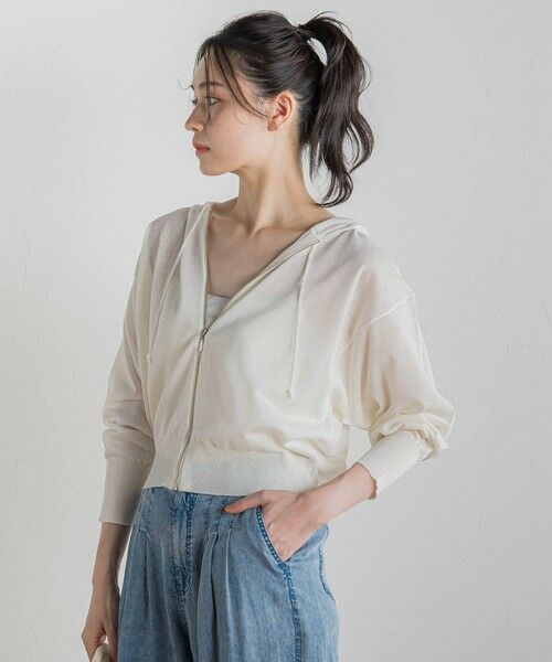 Droite lautreamont / ドロワットロートレアモン ニット・セーター | シアーパーカー≪手洗い可能≫ | 詳細6