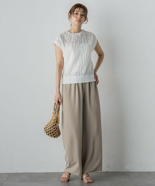 Droite lautreamont / ドロワットロートレアモン ニット・セーター | 【WEB限定】ジャガードニット≪手洗い可能≫ | 詳細1