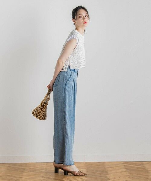 Droite lautreamont / ドロワットロートレアモン ダウンジャケット・ベスト | コットンレースベスト≪手洗い可能≫ | 詳細3