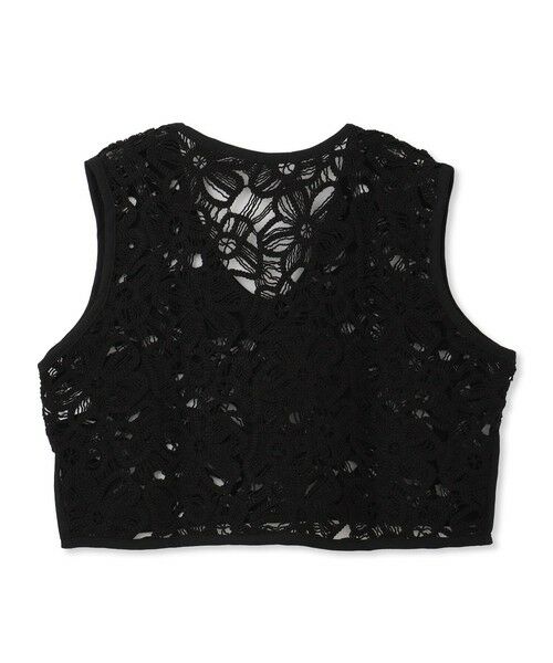 Droite lautreamont / ドロワットロートレアモン ダウンジャケット・ベスト | コットンレースベスト≪手洗い可能≫ | 詳細22