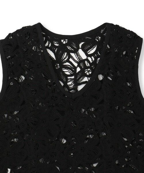 Droite lautreamont / ドロワットロートレアモン ダウンジャケット・ベスト | コットンレースベスト≪手洗い可能≫ | 詳細23