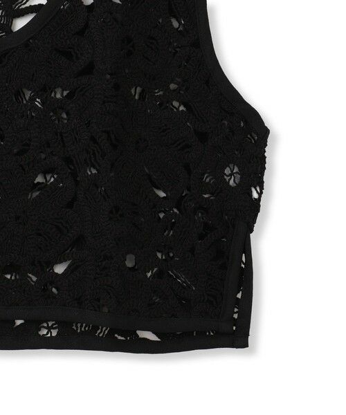 Droite lautreamont / ドロワットロートレアモン ダウンジャケット・ベスト | コットンレースベスト≪手洗い可能≫ | 詳細25