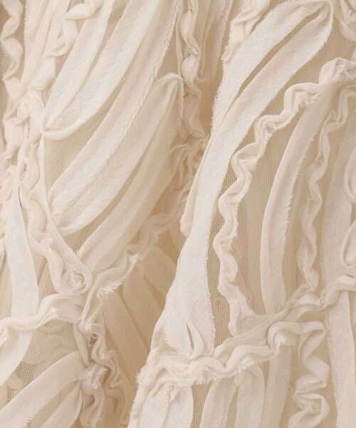 Droite lautreamont / ドロワットロートレアモン シャツ・ブラウス | チュールコード刺繍ビスチェ≪洗濯機で洗える≫ | 詳細11