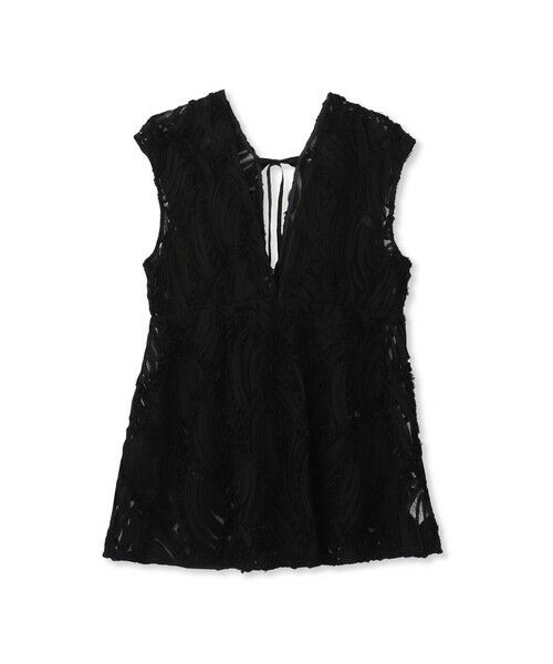 Droite lautreamont / ドロワットロートレアモン シャツ・ブラウス | チュールコード刺繍ビスチェ≪洗濯機で洗える≫ | 詳細20