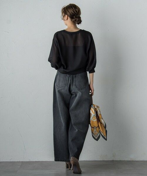 Droite lautreamont / ドロワットロートレアモン カーディガン・ボレロ | 変わり織りメッシュVカーディガン≪手洗い可能≫ | 詳細20