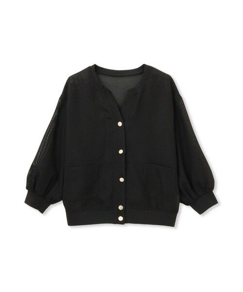 Droite lautreamont / ドロワットロートレアモン カーディガン・ボレロ | 変わり織りメッシュVカーディガン≪手洗い可能≫ | 詳細22