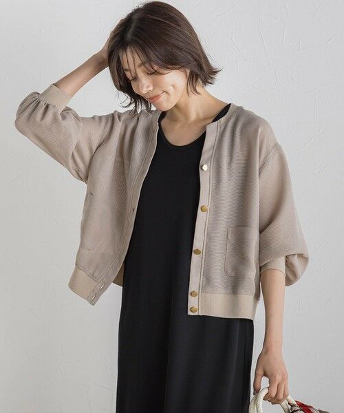 Droite lautreamont / ドロワットロートレアモン カーディガン・ボレロ | 変わり織りメッシュVカーディガン≪手洗い可能≫ | 詳細28