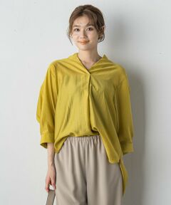 Droite lautreamont / ドロワットロートレアモン シャツ・ブラウス | セミシアースキッパーブラウス≪洗濯機で洗える≫