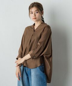 Droite lautreamont / ドロワットロートレアモン シャツ・ブラウス | セミシアースキッパーブラウス≪洗濯機で洗える≫